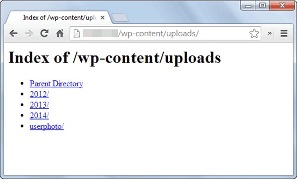  غیرفعال کردن directory browsing در وردپرس