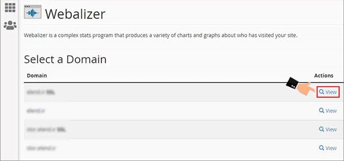 cpanel Webalizer