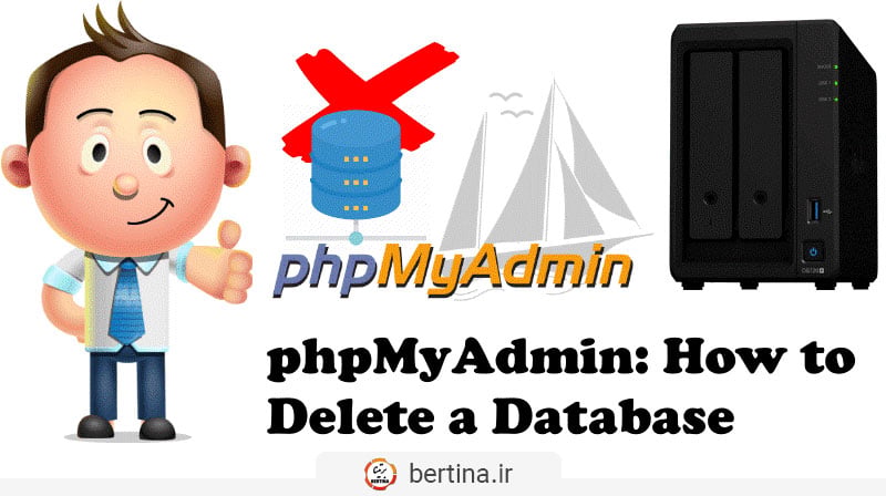 حذف دیتابیس در phpmyadmin