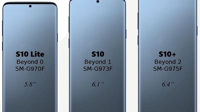 نسخه های مختلف سامسونگ Galaxy S10